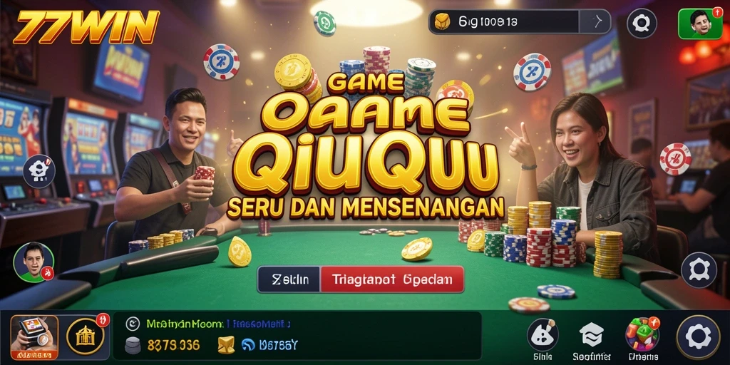 Screenshot gameplay QiuQiu yang seru dan menantang di 77WIN.