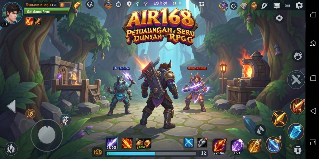 Tampilan gameplay yang mendalam dan seru di AIR168.