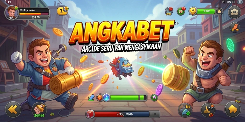 Screenshot gameplay ANGKABET: aksi seru dalam permainan arcade.