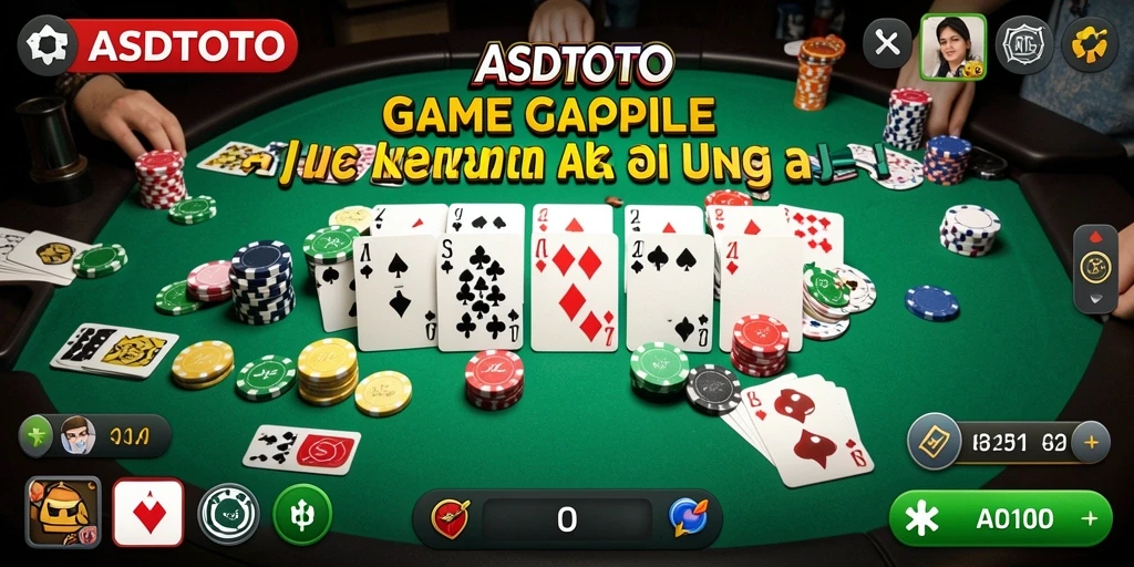 Gameplay seru ASDTOTO dengan teman-teman dalam permainan Gaple.