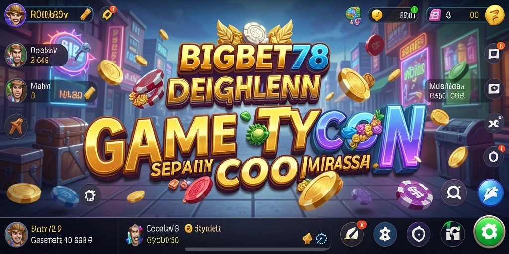 Screenshot utama BIGBET78 menampilkan gameplay yang seru dan interaktif.