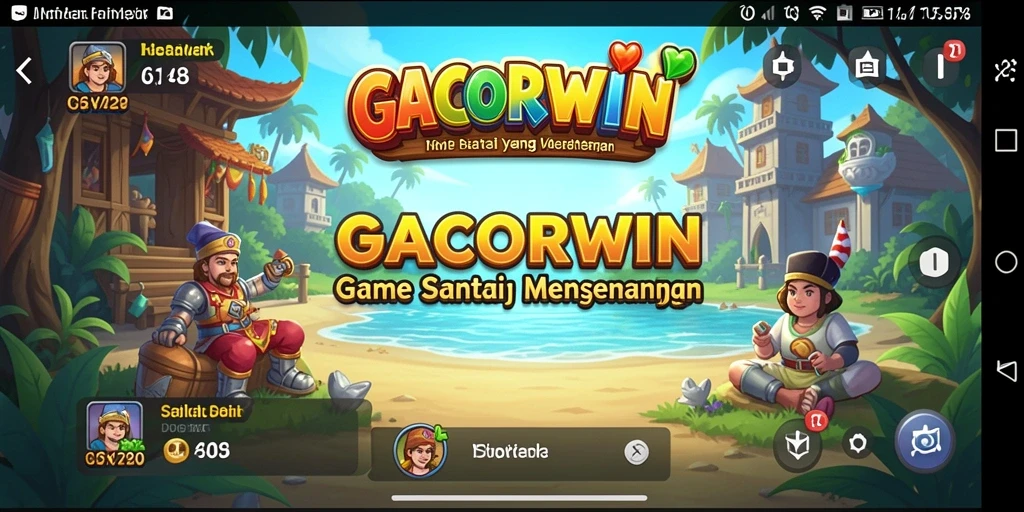 Tangkapan layar gameplay GACORWIN yang penuh warna dan mengasyikkan.