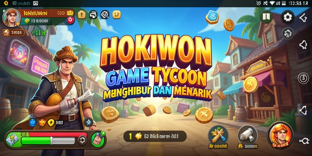 Tampilan gameplay HOKIWON yang seru dan mengasyikkan.