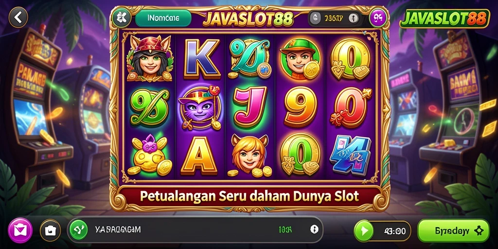 Tampilan gameplay seru dan menyenangkan di JAVASLOT88.