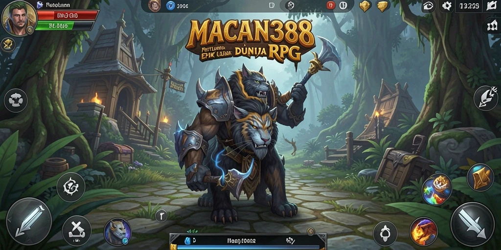Tampilan menakjubkan dari gameplay RPG MACAN388 yang seru.