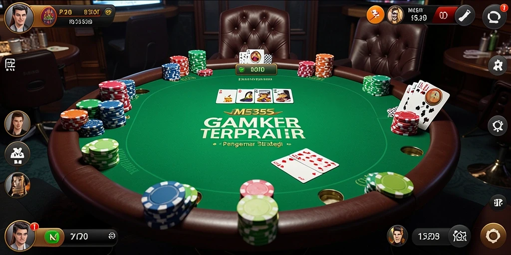 Tampilan gameplay Poker yang menarik dan mengasyikkan di ME355.