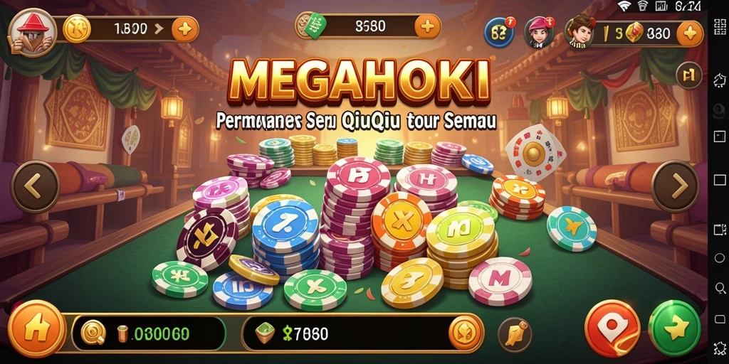 Tampilan gameplay QiuQiu yang menarik dan seru.