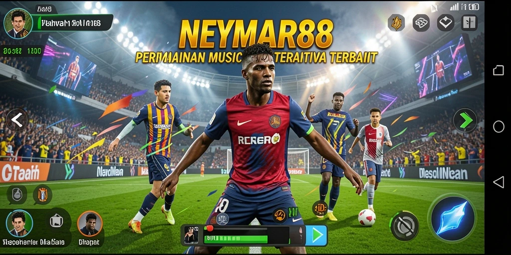 Tampilan gameplay NEYMAR88 yang interaktif dan penuh warna.