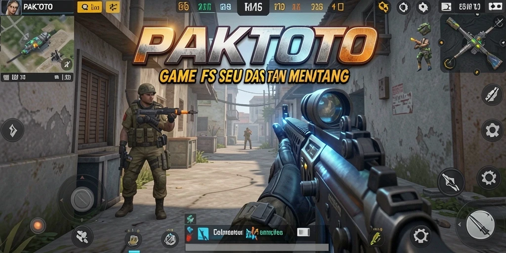 Tangkapan layar PAKTOTO menunjukkan intensitas pertempuran FPS.
