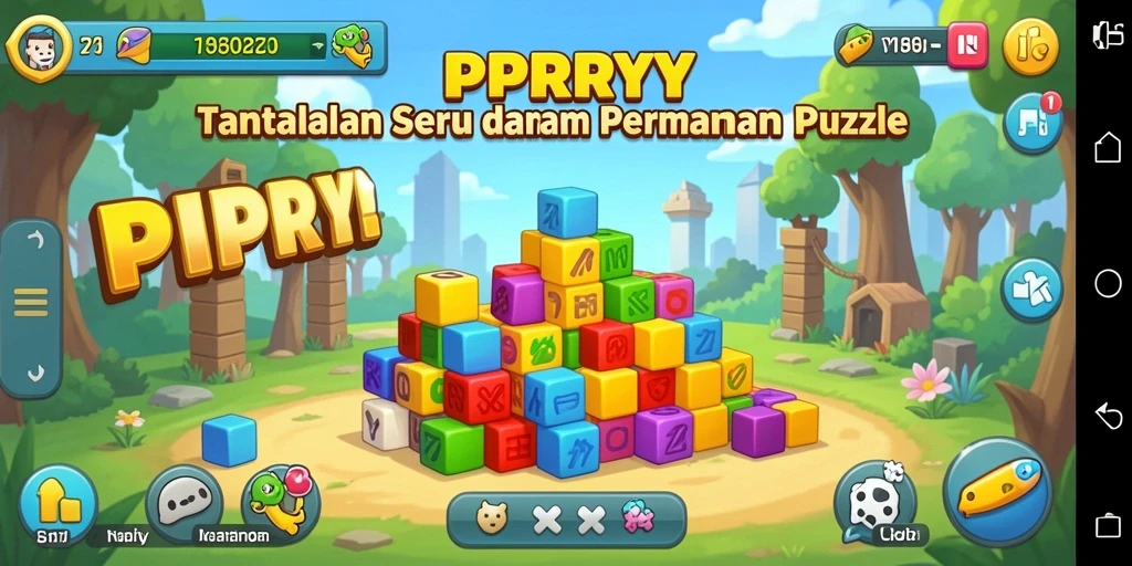 Gameplay seru dan menantang dari PPRRYY dengan elemen puzzle.