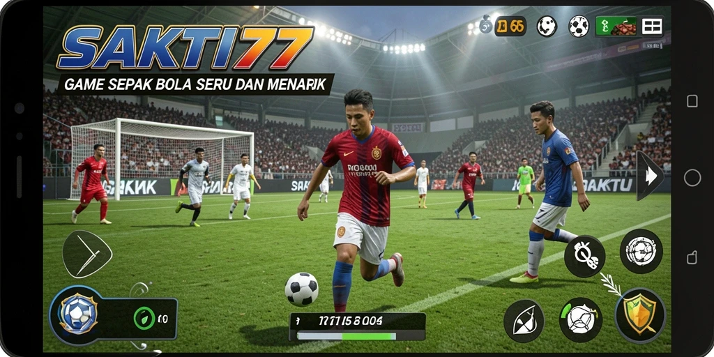 Gambaran mendalam dari gameplay seru SAKTI77 yang menyajikan pertandingan sepak bola.