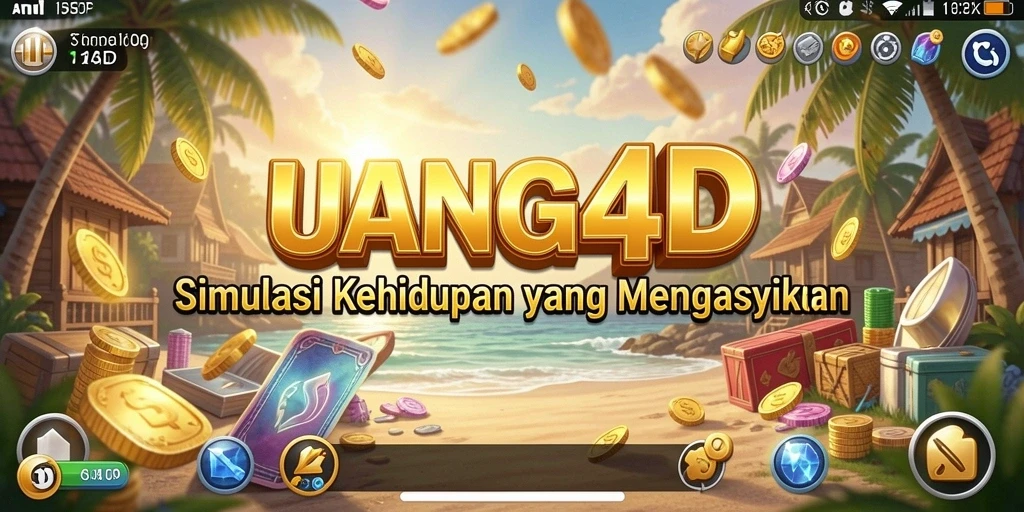 Tampilan utama gameplay UANG4D yang menarik dan interaktif.