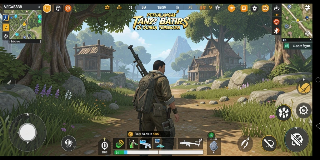 Tampilan menakjubkan dari gameplay dunia terbuka VEGAS338.